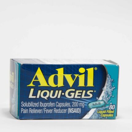 Advil Liqui Gels Pain Reliever/Fever Reducer 200mg ~80 Capsules
