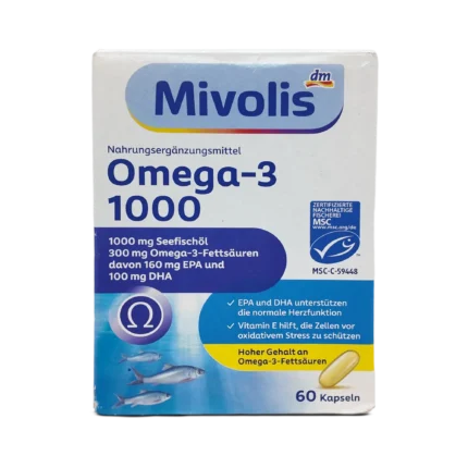 Mivolis Omega 3 Fish Oil 1000 mg ~60 Capsules