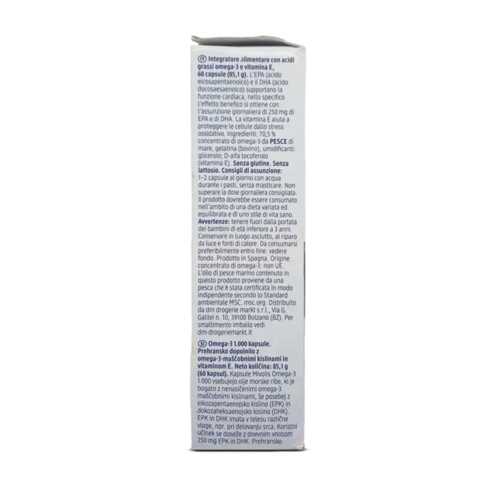 Mivolis Omega 3 Fish Oil 1000 mg ~60 Capsules
