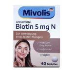 Mivolis Biotin 5mg N Tablets ~60 pcs