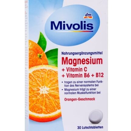 Mivolis Magnesium + C + B6 + B12 ~30 Lozenges