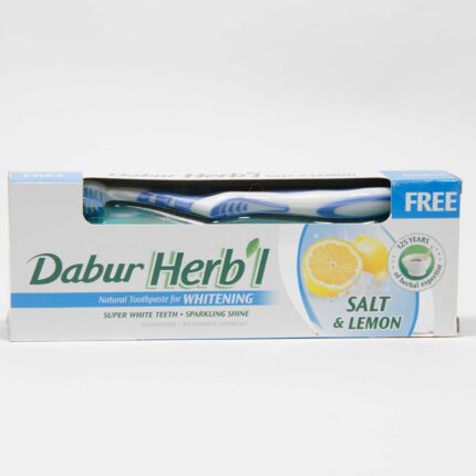 Dabur Herbal Natural Toothpaste Salt&Lemon ~150g