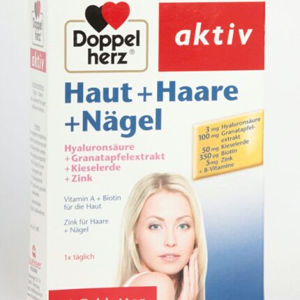 Doppel Herz "Double Heart" - Hair+Nail+Skin ~30 Tabs.