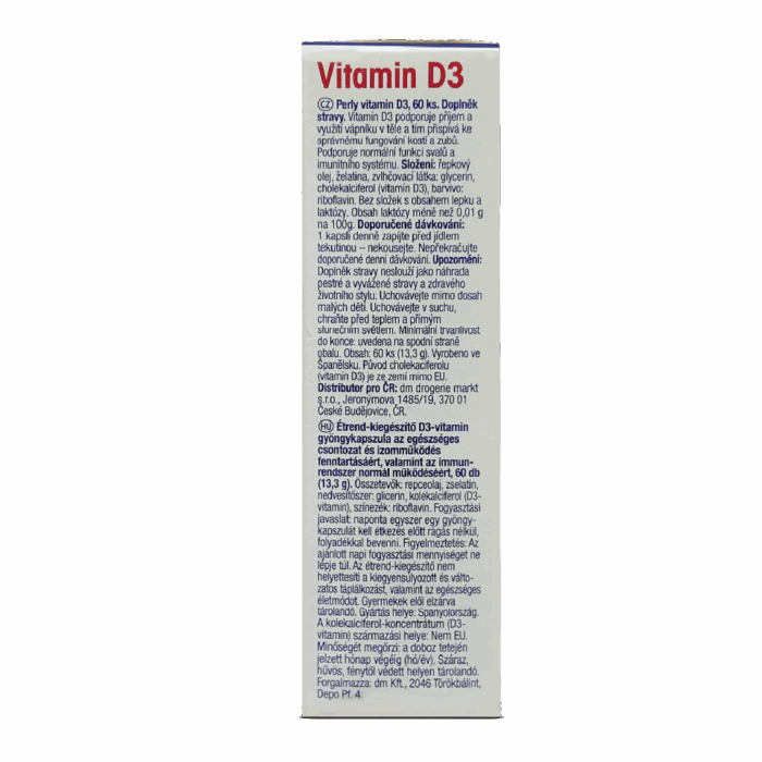 Mivolis Vitamin D3 Pearls 1000IE ~60pcs - Image 6