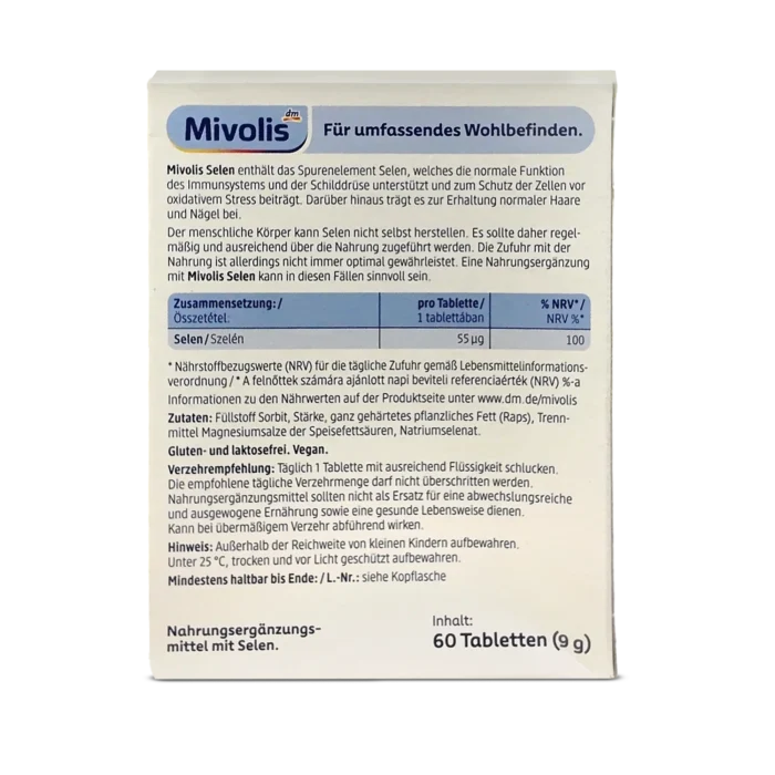 Mivolis Selenium Mini Tablets ~60pcs