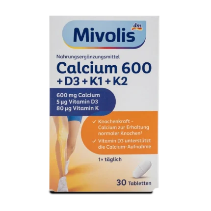Mivolis Calcium 600 + D3 + K1+ K2 ~30 pcs