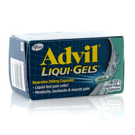 Advil Liqui Gels Pain Reliever Fever Reducer 200mg ~200 Capsules