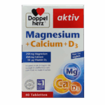 Doppel herz Magnesium + Calcium + Vitamin D3 tablets ~40 tabs.