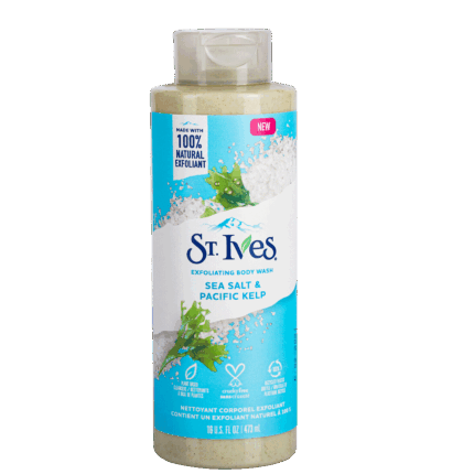 St.Ives Sea Salt & Pacific Kelp Exfoliating Body Wash ~473ml