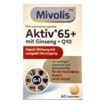 Mivolis Active 65+ With Ginseng & Q10 - 60 tablets - Made in England