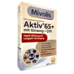 Mivolis Active 65+ With Ginseng & Q10 - 60 tablets - Made in England