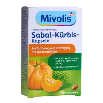 Mivolis Sabal Pumpkin Prostate Capsules ~90 pcs