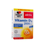 Doppel herz Vitamin D3 2000 IU Mini Tablets ~60pcs