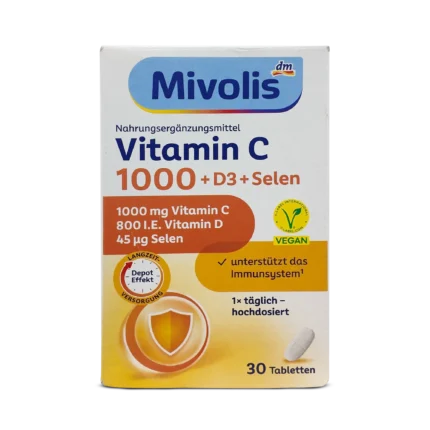Mivolis Vitamin C 1000 + D3 + Selenium Depot ~30pcs
