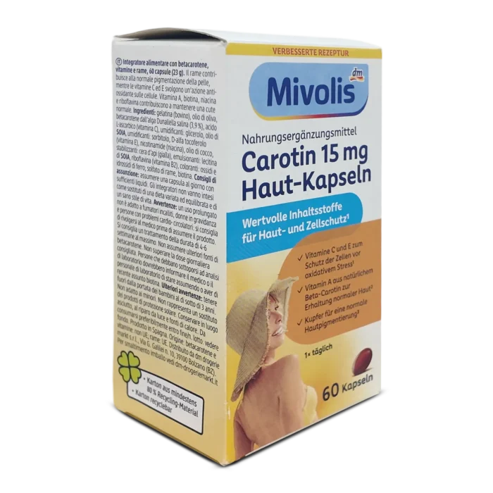 Mivolis Carotene Skin Capsules ~60pcs