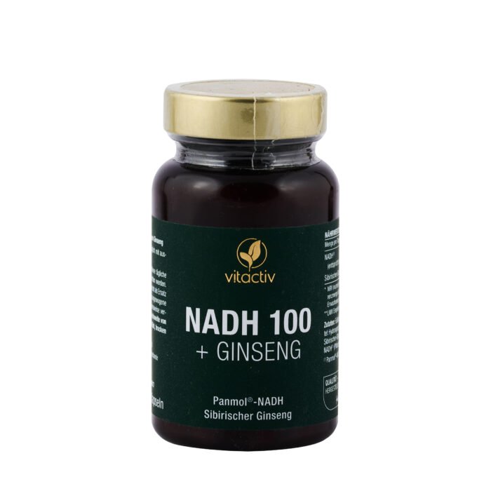 Vitactiv NADH 100 + Ginseng ~60caps - Image 1
