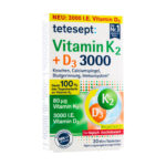 Tetesept Vitamin K2 + D3 3000 Mini Tablets ~30pcs
