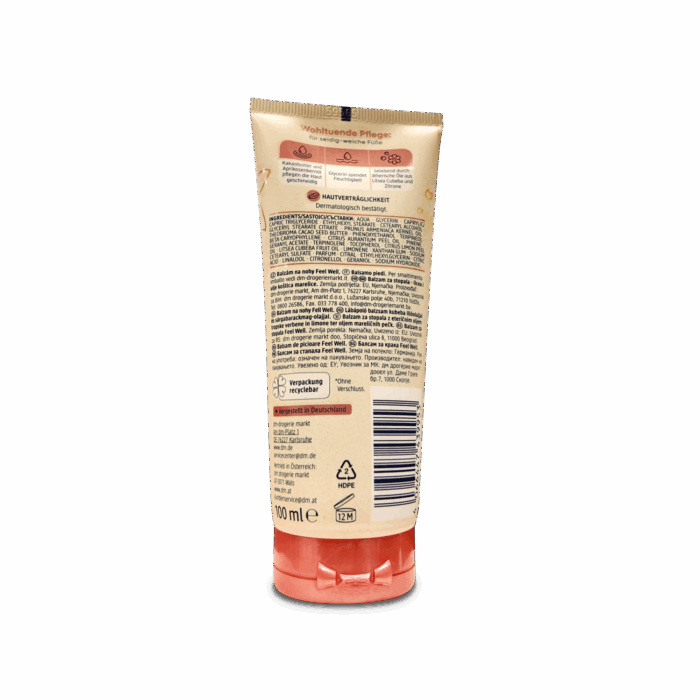 Balea Feel Well Foot Balm with Litsea Cubeba ~100 ml - Image 3