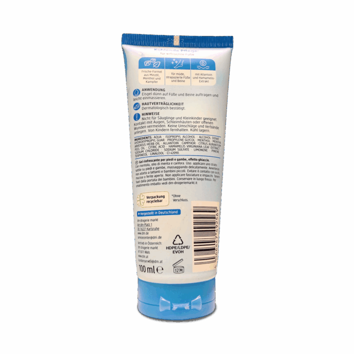 Balea Foot & Leg Ice Gel ~100 ml - Image 3