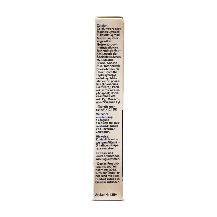 Tetesept Magnesium Calcium Vitamin K + D Tablets ~40 tabs - Image 4