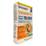 Tetespt Vitamin D3 10,000 IU weekly depot tablets 12 tablets / 3 months supply