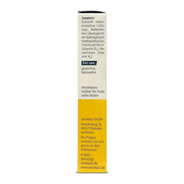 Sanotact Vitamin D3 + K2 Weekly Depot Capsules ~10 pcs