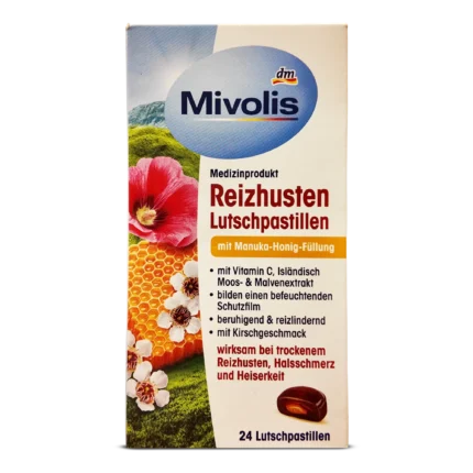 Mivolis Cough lozenges Manuka Honey Filling ~24 pcs