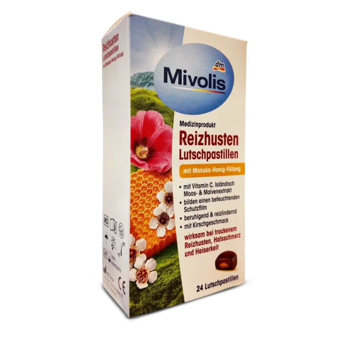 Mivolis Cough lozenges Manuka Honey ~24 pcs
