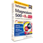 Tetesept Magnesium 500 + B12 Forte - 30 Tablets