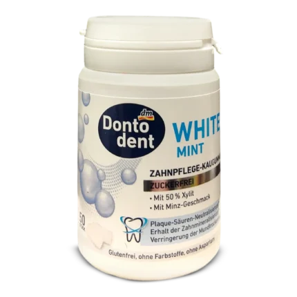 Dontodent White Mint Chewing Gum Sugar-Free - 50 pcs