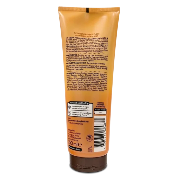 Isana Professional Argan Oil Shampoo & Conditioner ~250 ml