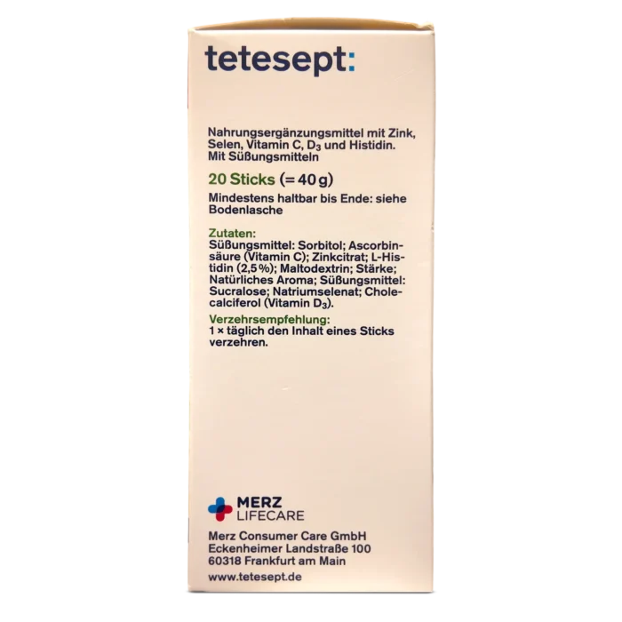 Tetesept Zinc 15mg Sticks Granules ~20 pcs