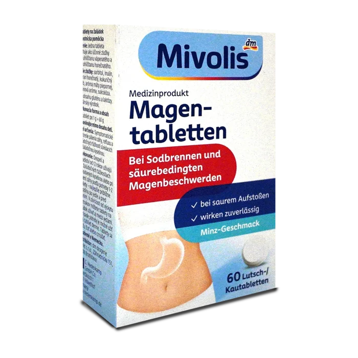Mivolis Stomach Tablets - 60 tablets