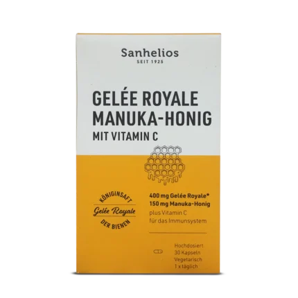 Sanhelios Royal Jelly Capsules With Manuka Honey ~30caps
