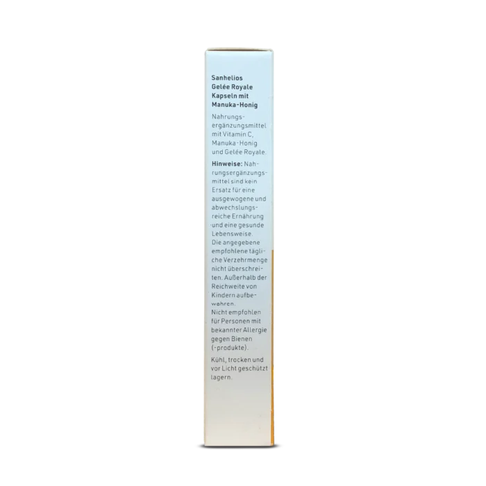 Sanhelios Royal Jelly Capsules With Manuka Honey ~30caps