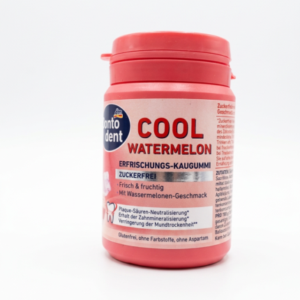 Dontodent Cool Watermelon Chewing Gum Sugar-Free ~50 pcs