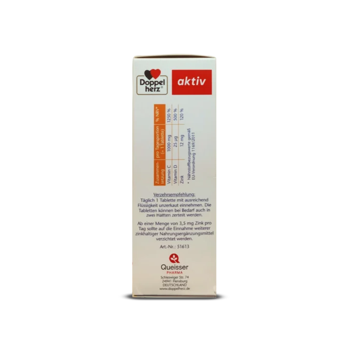 Doppelherz Vitamin C 1000 + D3 + Zinc ~100 pcs
