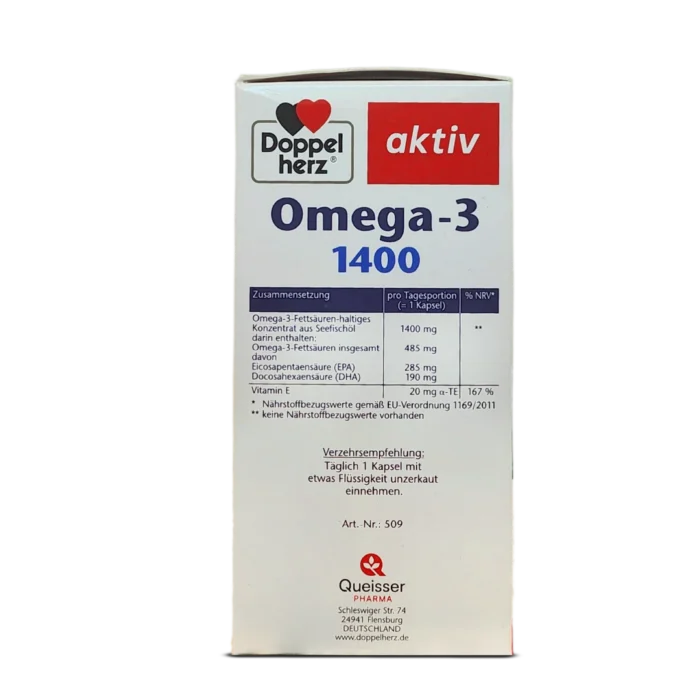 Doppelherz Omega-3 1400 Capsules ~90 capsules
