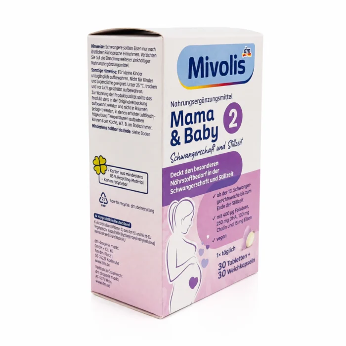 Mivolis Mama & Baby 2 - 30 Tablets + 30 Softgels ~60pcs